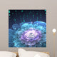Violet Fractal Flower with