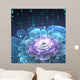Violet Fractal Flower with