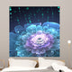 Violet Fractal Flower with