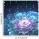 Violet Fractal Flower with