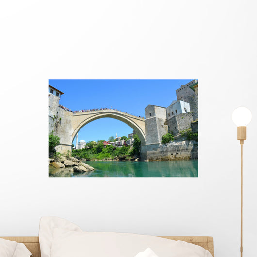 Jump from Bridge Wall Decal