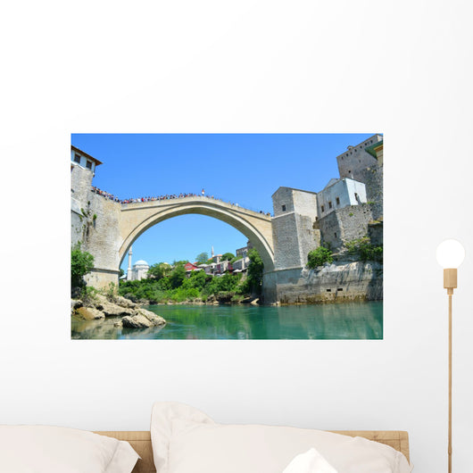 Jump from Bridge Wall Decal
