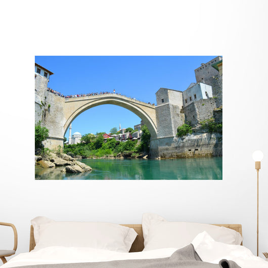 Jump from Bridge Wall Decal