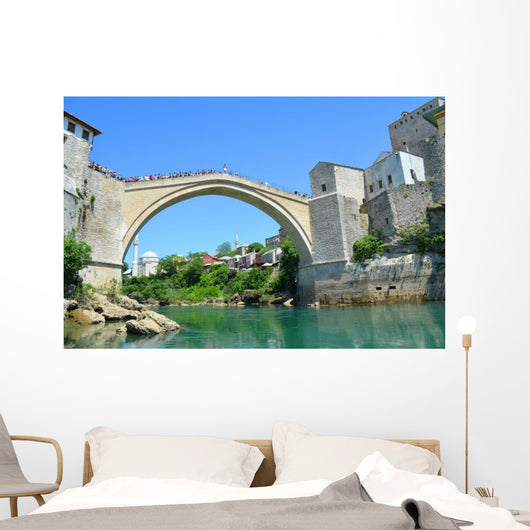 Jump from Bridge Wall Decal