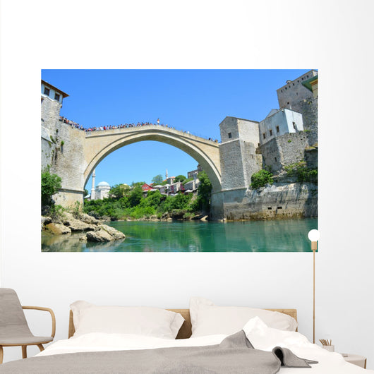 Jump from Bridge Wall Decal