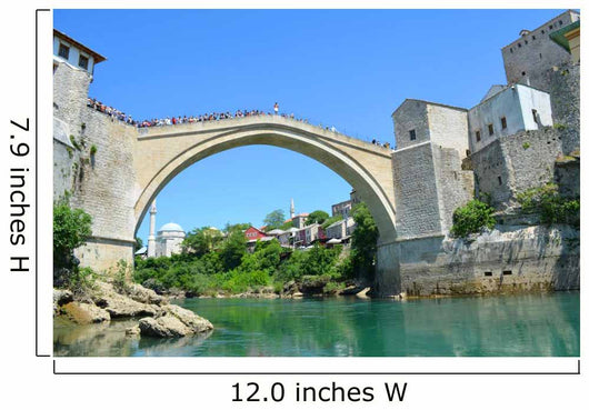 Jump from Bridge Wall Decal