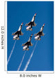 F-16 Thunderbird Jets Flying