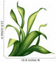creative foliage, green leaves and grass illustration Wall Decal