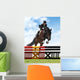 Show Jumping Wall Mural