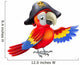 Cartoon Pirate Parrot Wall Decal