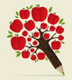 Red Apples Tree Pencil