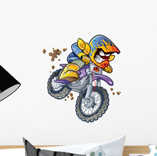 bmx bicycle stickers Bmx Dirt Bike Rider – Wallmonkeys