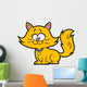 Cartoon Kitten Wall Decal
