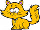Cartoon Kitten Wall Decal