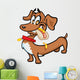 Dachshund Hot Dog Wall Decal