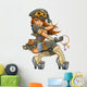 Sexy Steampunk Aviator Wall Decal