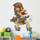 Sexy Steampunk Aviator Wall Decal