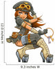 Sexy Steampunk Aviator Wall Decal