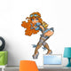 Sexy Steampunk Rocket Girl Wall Decal