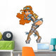 Sexy Steampunk Rocket Girl Wall Decal