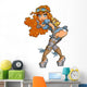 Sexy Steampunk Rocket Girl Wall Decal