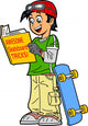 Skateboard Tricks Wall Decal