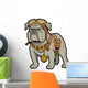 Steampunk Bulldog Wall Decal
