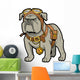 Steampunk Bulldog Wall Decal