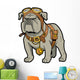 Steampunk Bulldog Wall Decal