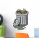 Vector Illustration Trash Can