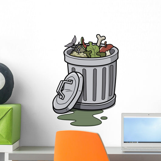 Vector Illustration Trash Can