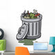 Vector Illustration Trash Can