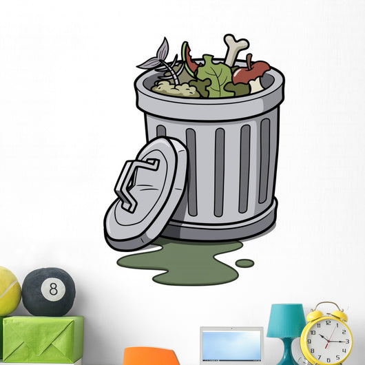 Vector Illustration Trash Can