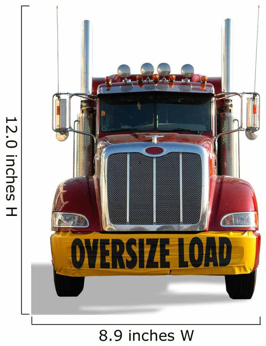 Red Truck With Banner Wall Decal