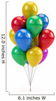 Colorful Balloons White