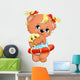 bear girl Wall Decal