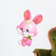 rabbit and carrot Wall Decal