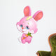 rabbit and carrot Wall Decal