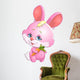 rabbit and carrot Wall Decal