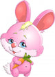 rabbit and carrot Wall Decal