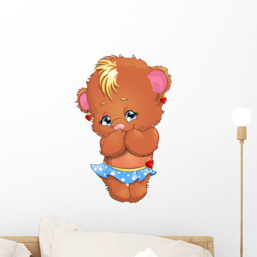 bear girl Wall Decal