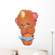 bear girl Wall Decal