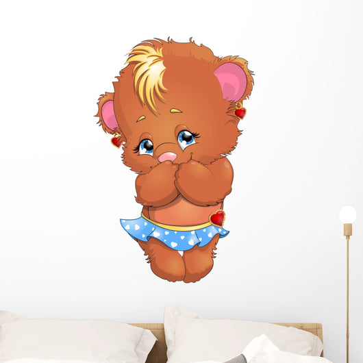 bear girl Wall Decal