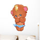 bear girl Wall Decal