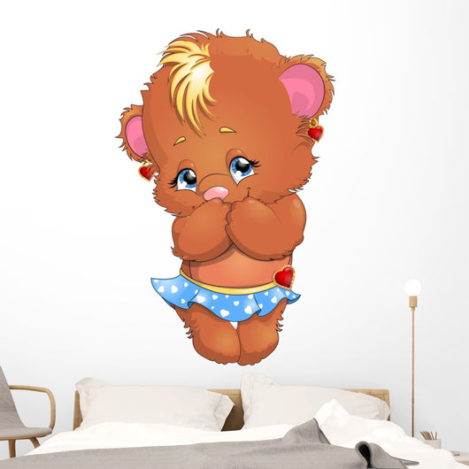 bear girl Wall Decal