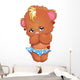 bear girl Wall Decal