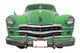 Oldtimer Classic Green Retro Car Wall Mural
