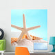 Seashells and Starfish Sand Wall Mural
