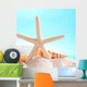 Seashells and Starfish Sand Wall Mural