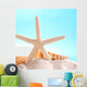Seashells and Starfish Sand Wall Mural